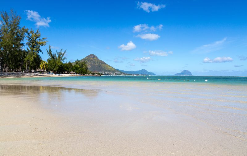 Flic-en-Flac coastline, west coast Mauritius